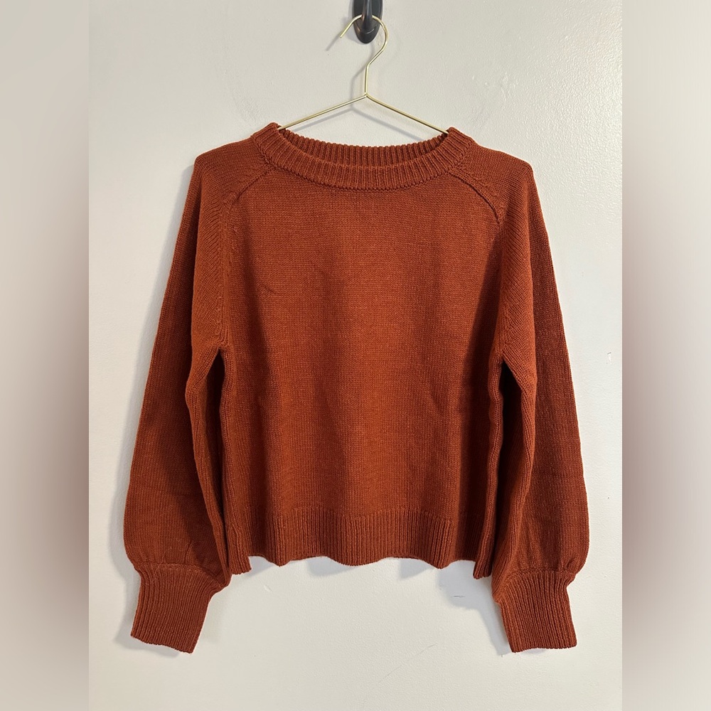 stitches & stripes Cassi Pullover in Copper size Small. New with tag